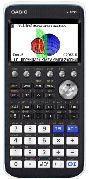 CASIO PRIZM FX-CG50 Color Graphing Black and White Calculator