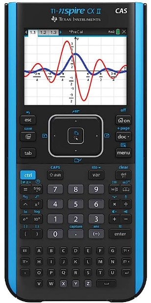 Texas Instruments TI-Nspire CX II CAS Color Graphing Calculator with Student Software (PC/Mac)