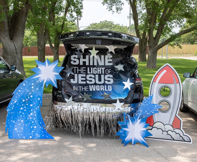 Jesus is the Light Space Trunk-or-Treat Decorating Kit - 18 Pc.