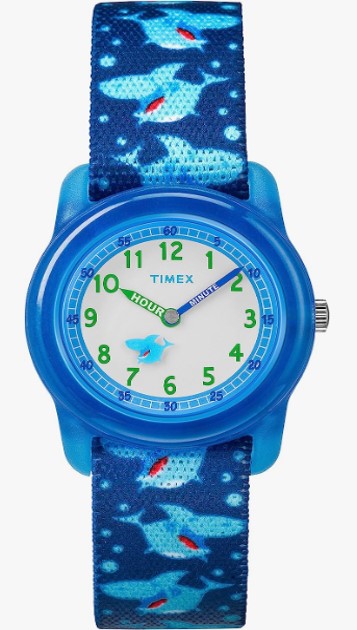 Timex Time Children's Machine Analog Elastic Fabric Strap Watches