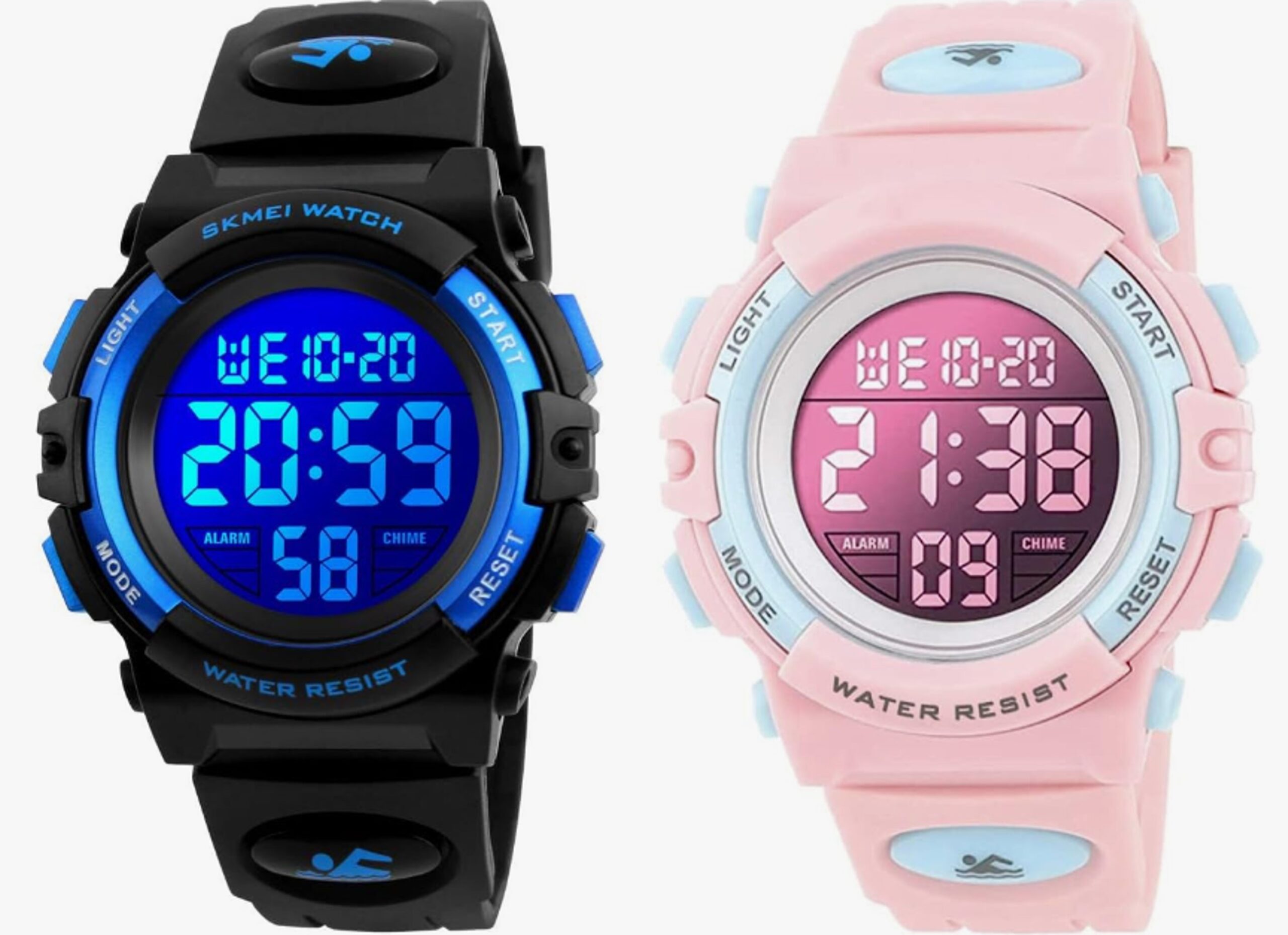 Dayllon Kids Digital Watch Outdoor Sports 50M Waterproof Electronic Watches Alarm Clock 12/24 H Stopwatch Calendar Boy/Girl Wristwatches