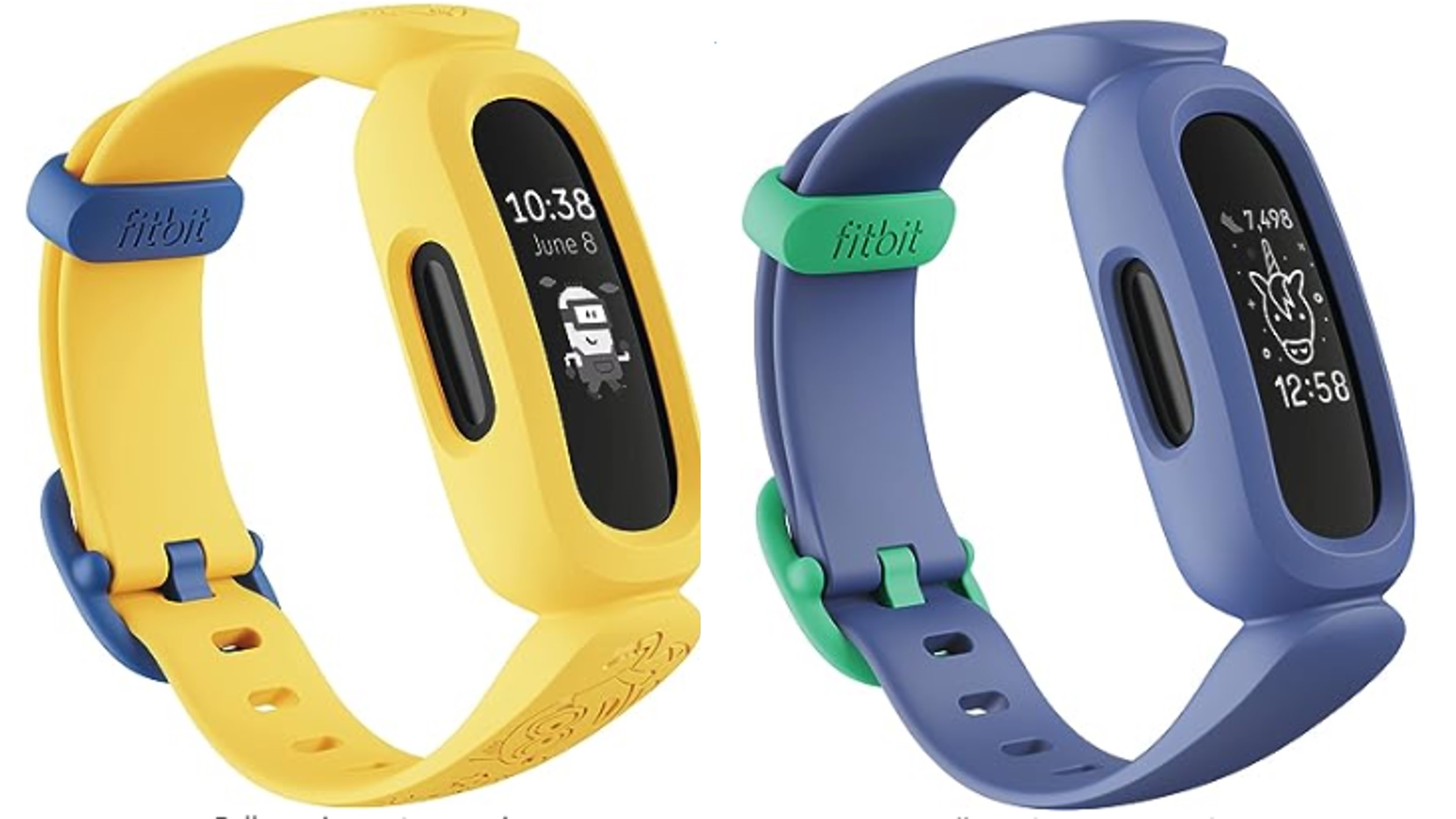 Fitbit Ace 3 Activity Tracker for Kids 6+, Minions Spec Edit-Yellow & Blue Astro Green, One Size