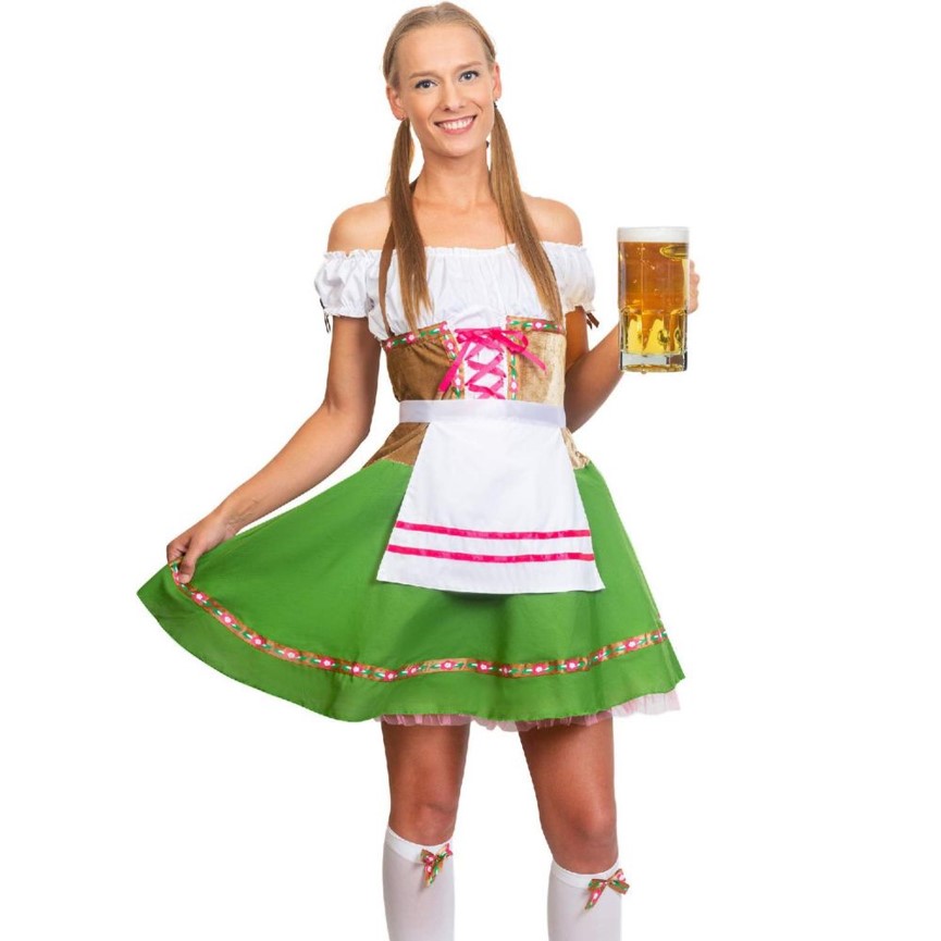 Skeleteen Oktoberfest Beer Girl