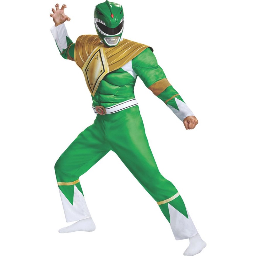 Men's Muscle Power Rangers Green Ranger Classic