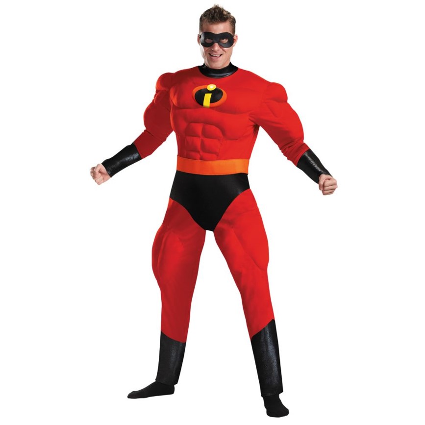 Men's The Incredibles Deluxe Muscle Mr. Incredible